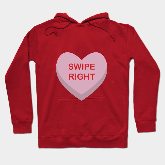 Swipe Right Hoodie by Shelby Ly Designs